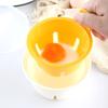 2 Piece 1/2 Cavity Kitchen Microwave Egg Cooker Heat-resistant Egg Poaching Cup  Breakfast