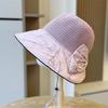 WTEMPO Big Bow Large Brim Sun Hats Seaside Travel Holiday Hats Beach Sunscreen Fabric Hats for Female In Summer