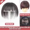 WTB Head Replacement Block Synthetic Wig Female Natural Hair Cover Breathable Straight Hair One-piece Replacement Piece Wig