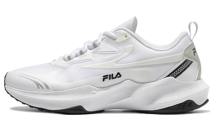 Men's Sneakers FILA Cushioning Abrasion Resistant Breathable Coverage Low top Running Shoes Unisex White Black