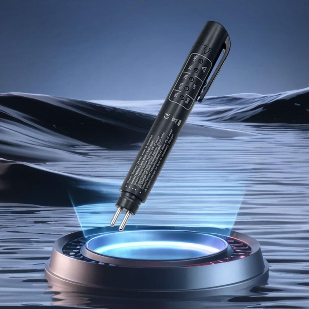 Brake Fluid Tester Battery Operated Brake Fluid Liquid Tester Pen Oil Quality Check Pen Oil Moisture Analyzer for DOT3/DOT4/DOT5