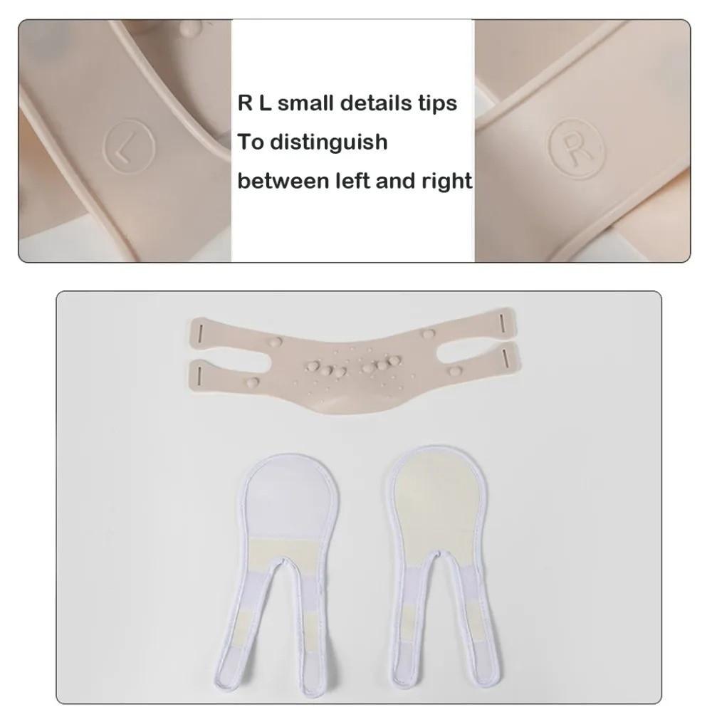 Chin Cheek Lift Silicone Face Slimming Bandage Elastic Face Lift Up Belt  Skin Care