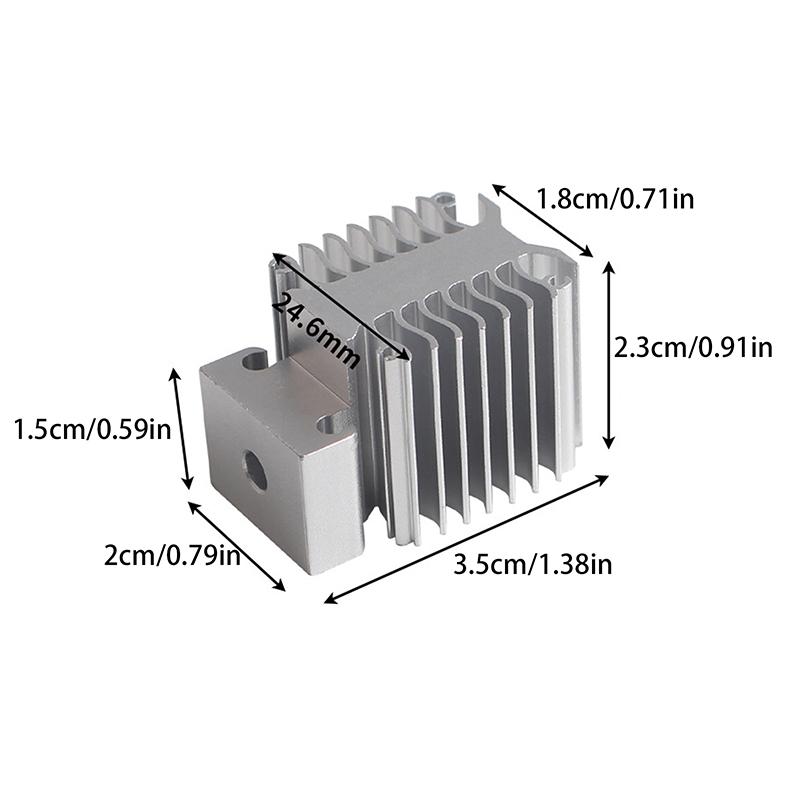 Creality Original Ender-3 V3 Ke Kühlkörper Ganzmetall-Radiator Metallkühlkörper Für Ender-3 V3 Ke 3D-Drucker Teile