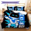 ASTRO BOT Custom Name Pattern Bedding,Quilt Set Quilt Cover Pillowcase Home Birthday Gift(1 * Duvet Cover + 2 * Pillowcase, Without Core)