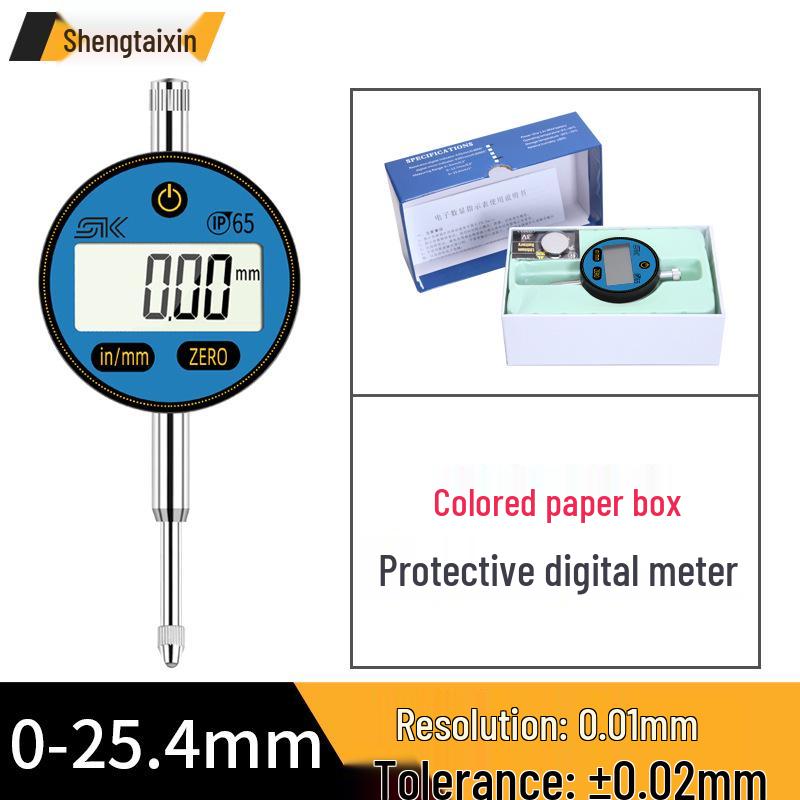 Shengtai Xin Waterproof Digital Dial Indicator Set - High-Precision Micrometer Height Gauge Instrument