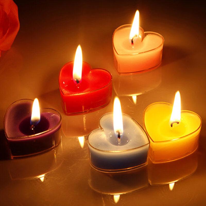 LIEI Heart-shaped Romantic Candle