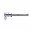 (R) 100mm Vernier Caliper, Stainless Steel, Vernier Pocket Caliper for Measuring Outer and Inner Diameters and Steps