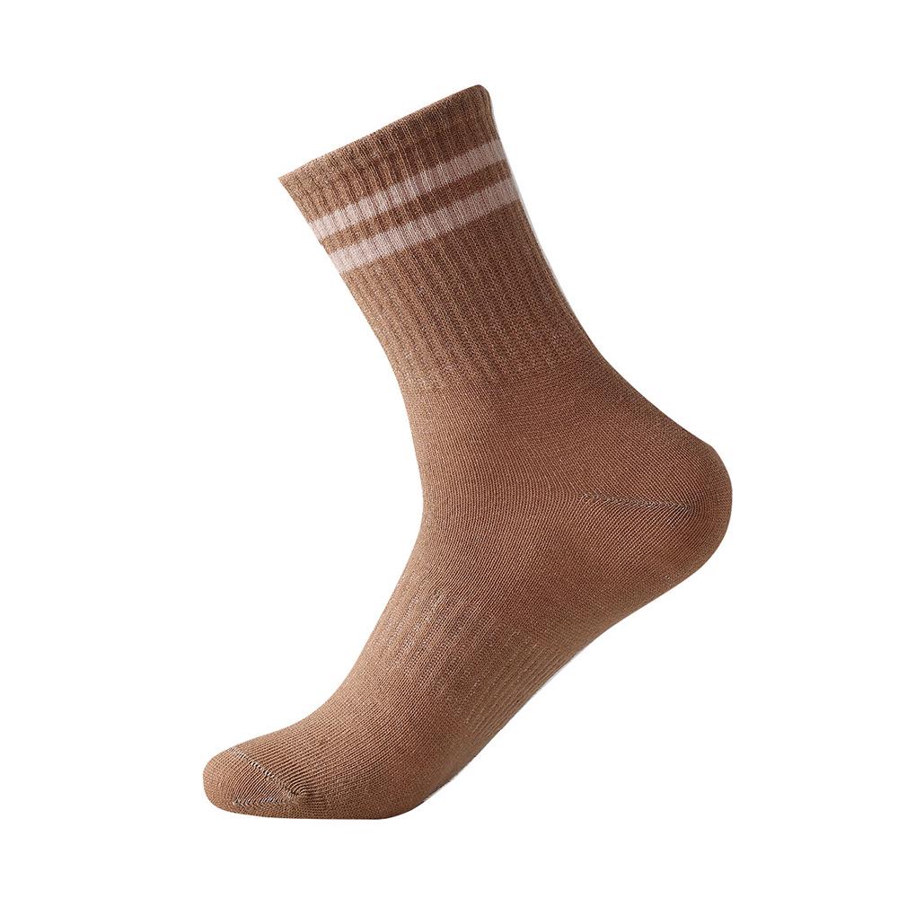 Calcetines Largos a Media Pantorrilla para Mujer - Antideslizantes Estilo Universitario para Primavera y Otoño