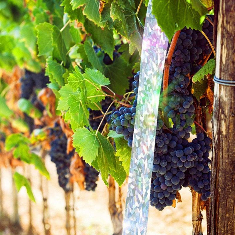Anti-Vogel-Band, Gartentauben, ungiftiges Repeller-Band, Bandgürtel, Laser, stark reflektierend, erschreckend, hörbares Repellent