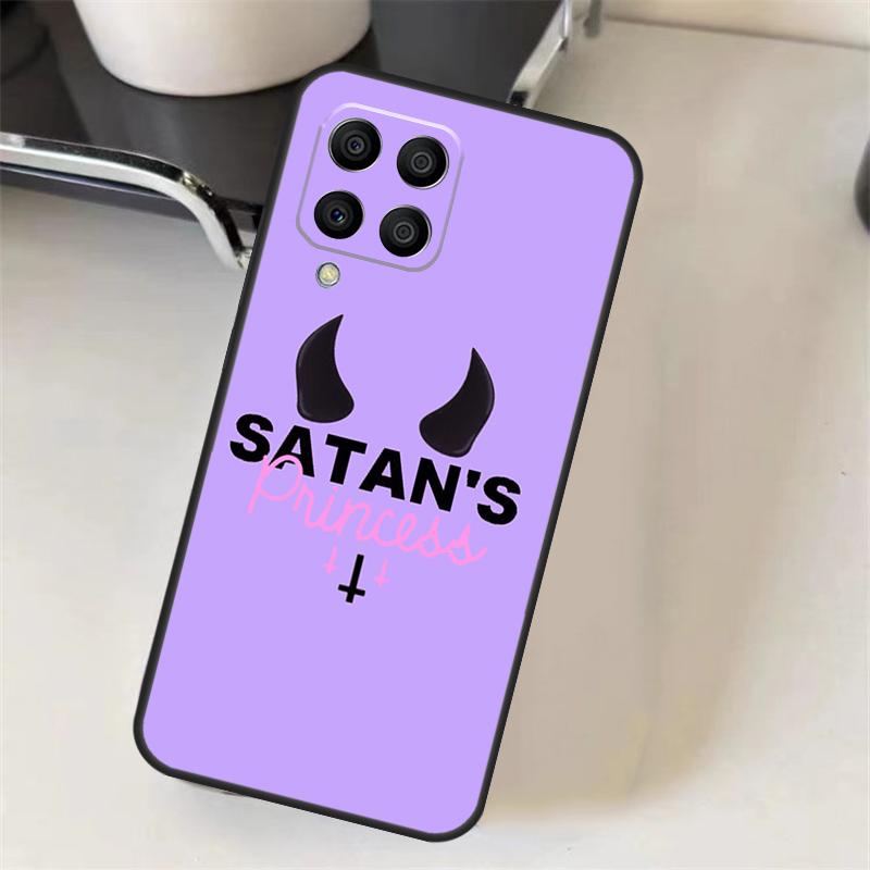 Gothic Witch Satan Case For Samsung Galaxy M53 M33 M23 M13 M14 M34 M54 M12 M22 M32 M52 M11 M51 M30s M31s Cover