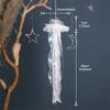 Handhold Light Up Jellyfish Lamp Toy Glowing Chandeliers Ambient Light for Restaurant Girls Kids Holiday Room Ornament