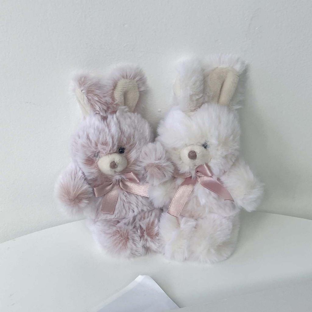 AS KNOW AS plus AS ZY8626 Flauschiges Tier PK Niedliches passendes rosa Plüschtier (ASKNOW PLUS) Schlüsselanhänger, Hase, F, Hase,