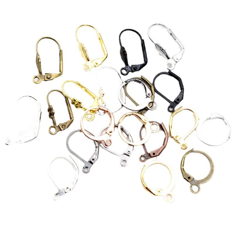 Kupferbeschichtete Ohrhaken (30-50 Stück/Beutel) für DIY Schmuck und Ohrringe Handgefertigte Materialien
