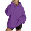 Women's Casual Loose Fit Hoodie with Drop Shoulder and Long Sleeves Pullover Sweatshirt