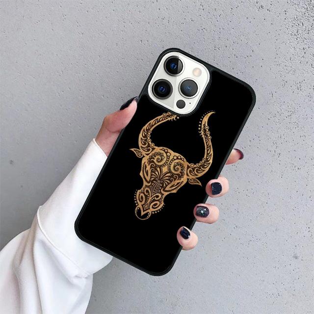 Taurus bull Phone Case Cover For iPhone 17 Air 15 16 14 13 12 Pro Max 11 Pro Max Plus Coque Shell
