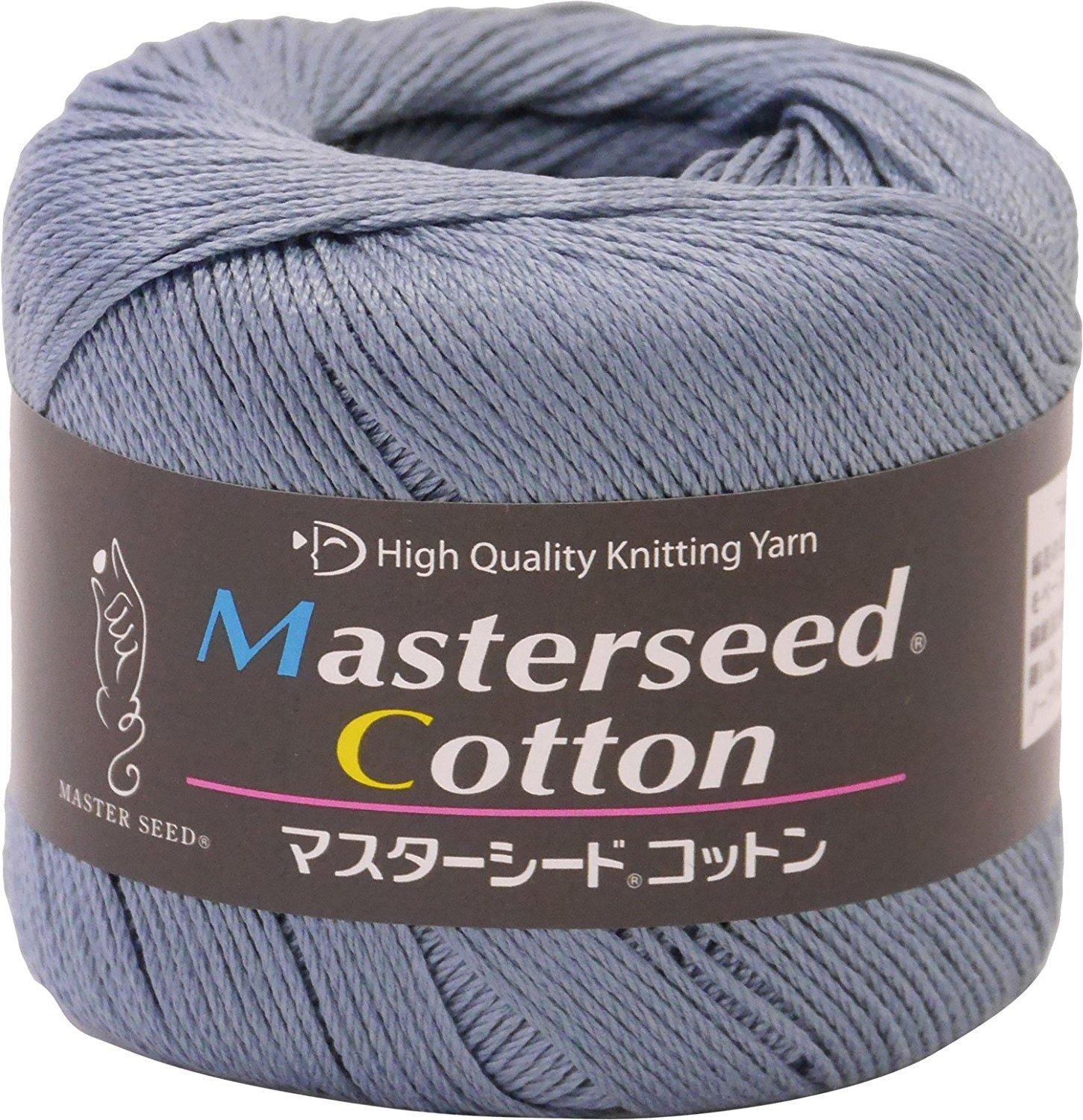

Пряжа Diamond Yarn Master Seed Cotton Средней толщины Светло-голубая 30г 106м Набор 10 мотков col.126 Прибл. синий