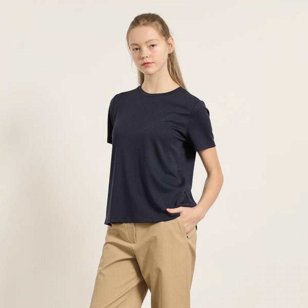 Bcbg Logo Embroidery Short Sleeve Jersey B5f7x402 Dark brown (75)/77