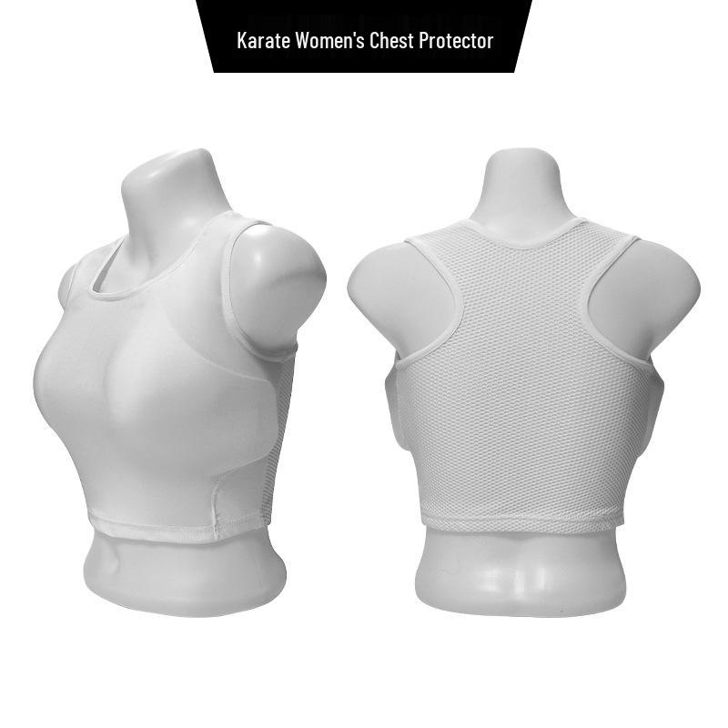 Karate Damen Atmungsaktiver Brustschutz für Kampfsport - Bequeme, Schweißabsorbierende Weste für Wettkampf, Training & Selbstverteidigung