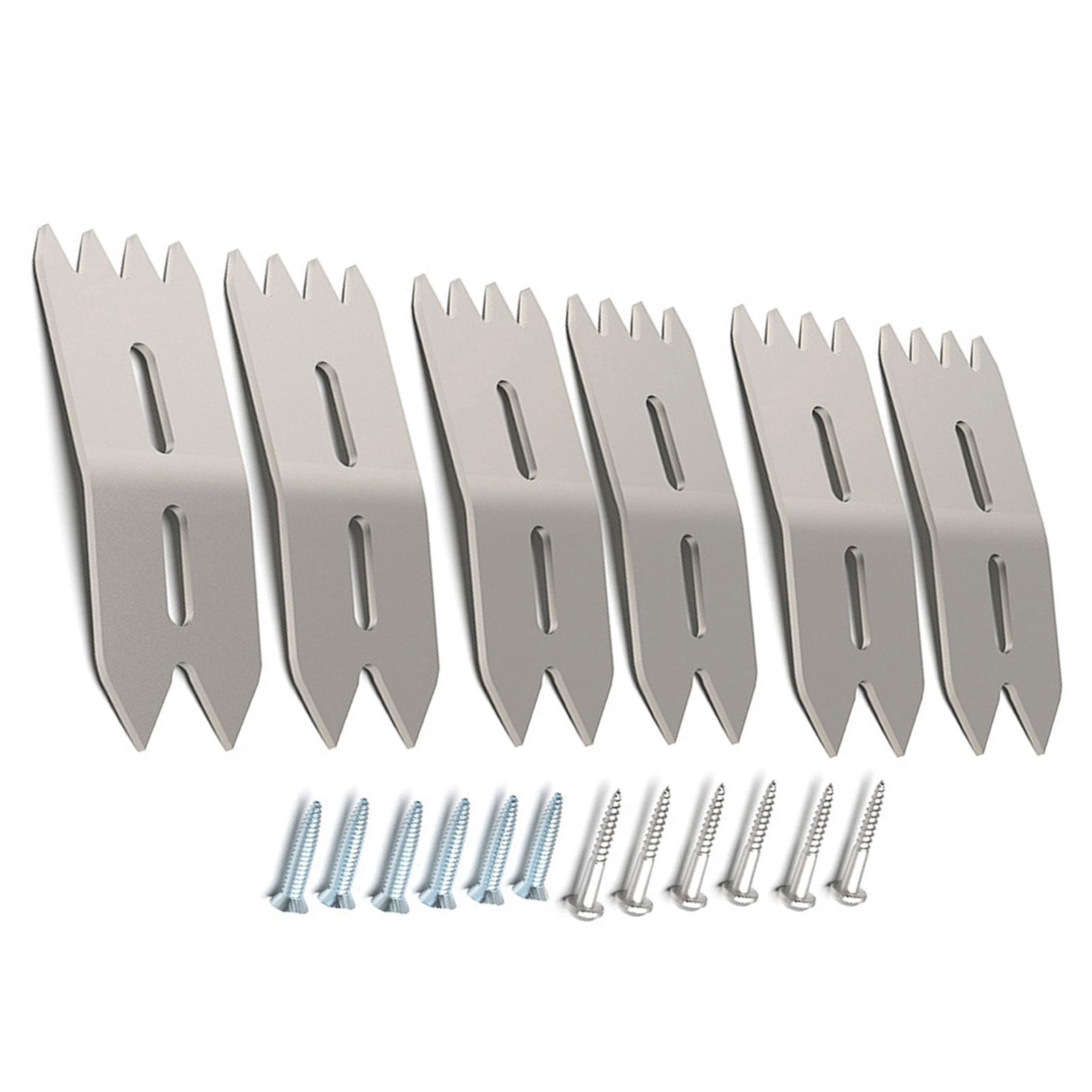 

6Pcs Slab Clamping Dogs for Woodworking Tools Pinch Dogs Router Sled For Woodworking CNC Panel Processing