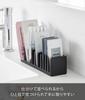 Yamazaki Pouch Amenity W5 x x Tower for Cosmetic Storage Item 10574 & Stand, Vertical, Black, D15.4 H4.6cm, Series, Samples, Amenities, Case,