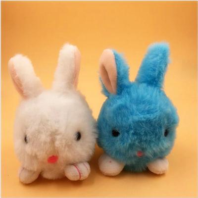 1PCS Mini Rabbit Plush Toys Keychain Fine Plush Rabbit Phone Bag Pendant Cartoon Animal Stuffed Plush Small Pendant for Girl 7cm