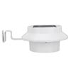 3LED White Solar Fence Light Eaves Lamp White Light Lighting Tool for Outdoor Garden