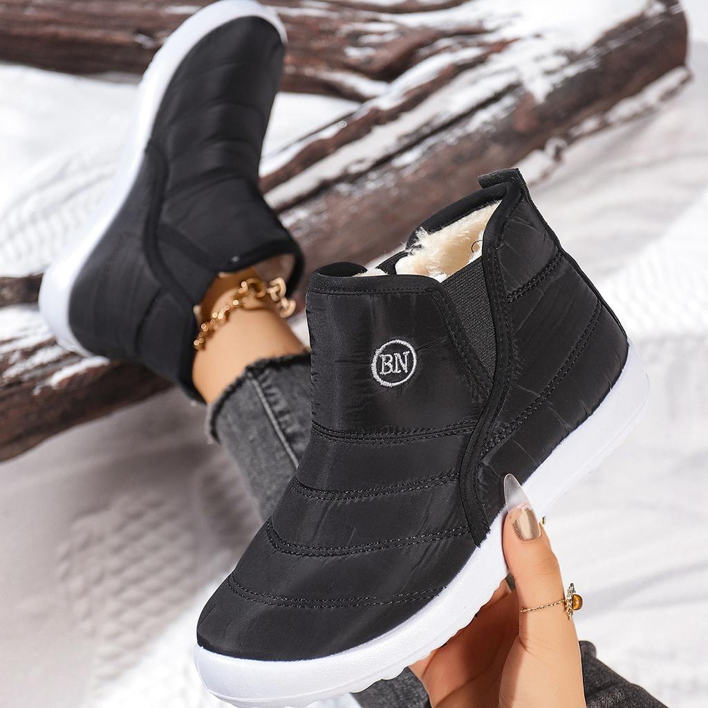 Winter cotton shoes casual cotton shoes thickened outdoor snow boots TEMU hair generation to keep warm