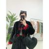 New Chinese Style Fur Coat Chinese Red Ladies Mink Velvet Short Top