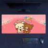 Cute Rilakkuma Breakfast Custom Name Large Size Mouse Pad Gaming Table Cushion Nonslip Laptop Tablet Big XXL Mat Mini PC Playmat With Lock edge