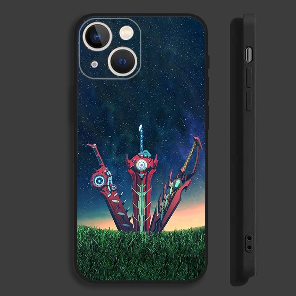 

Xenoblade Chronicles Phone Case For iPhone 16,15,14,13,12,11,Pro,Max,Plus,Mini,X,XS,XR,8,7,6,S,SE Soft Black Case iPhone11