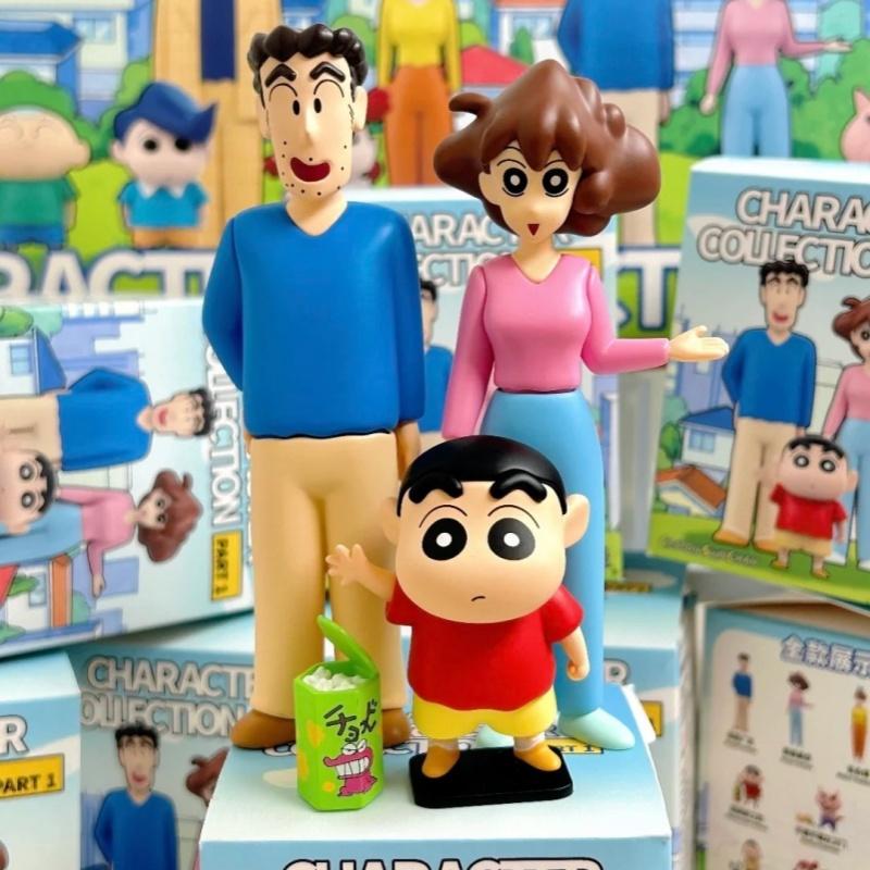 Crayon Shin All In One Series Blind Box Figurines Trendy Collectible Toys Desktop Ornaments Peripheral Birthday Gift Toys