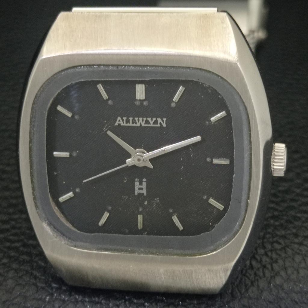 ALLWYN HAND-WINDING VINTAGE 6300A INDIA MENS ORIGINAL DIAL WATCH A703950-1