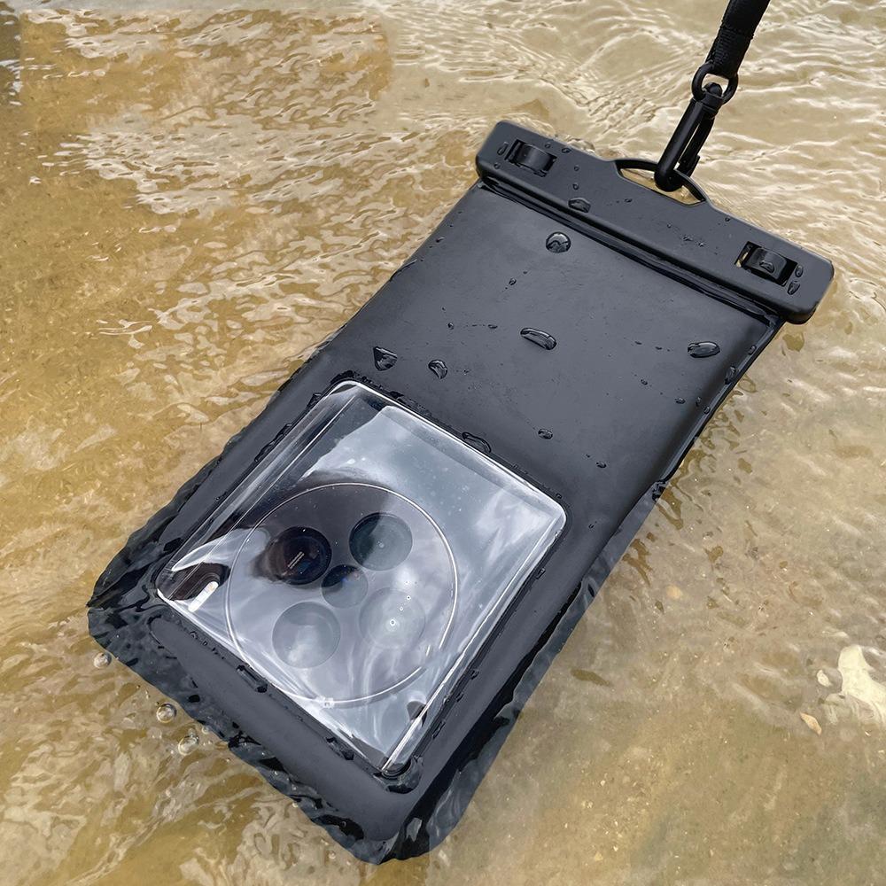 

Songkran Mobile Phone Waterproof Bag IPX8 Swimming Waterproof Phone Bag Outdoor Travel black