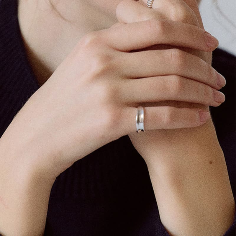 NORMALLEE [Silver 925] Big Bold Open Ring