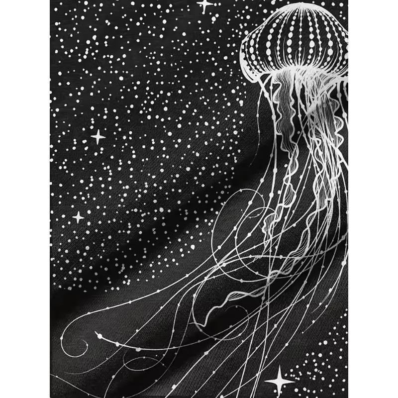 Camisetas de Mujer con Estampado 3D de Medusa Moda Casual Mujer Talla Grande Manga Corta Cuello Redondo Femenino Ropa Harajuku Top de Verano