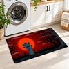 Flannel Kitchen Mat Pet Sematary Soft Area Rug Non Slip Floor Carpet Home Decoration