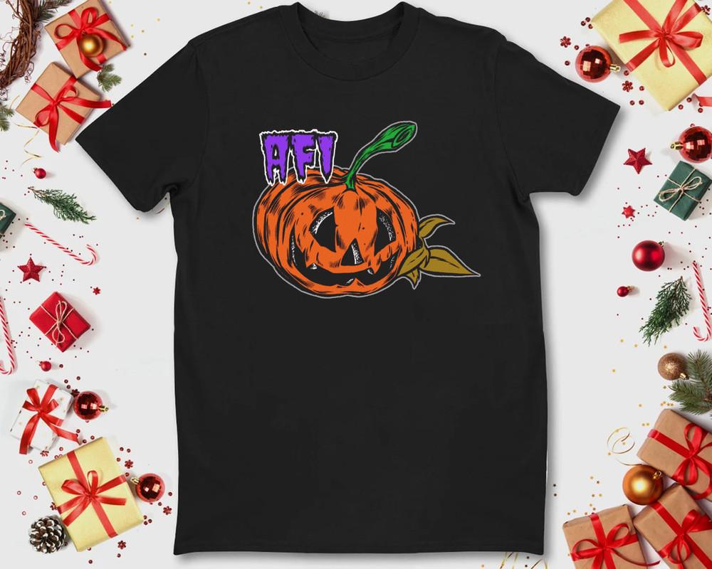AFI band Halloween T-shirt Black Unisex All Sizes S-5Xl Unisex T-Shirt XXXXL