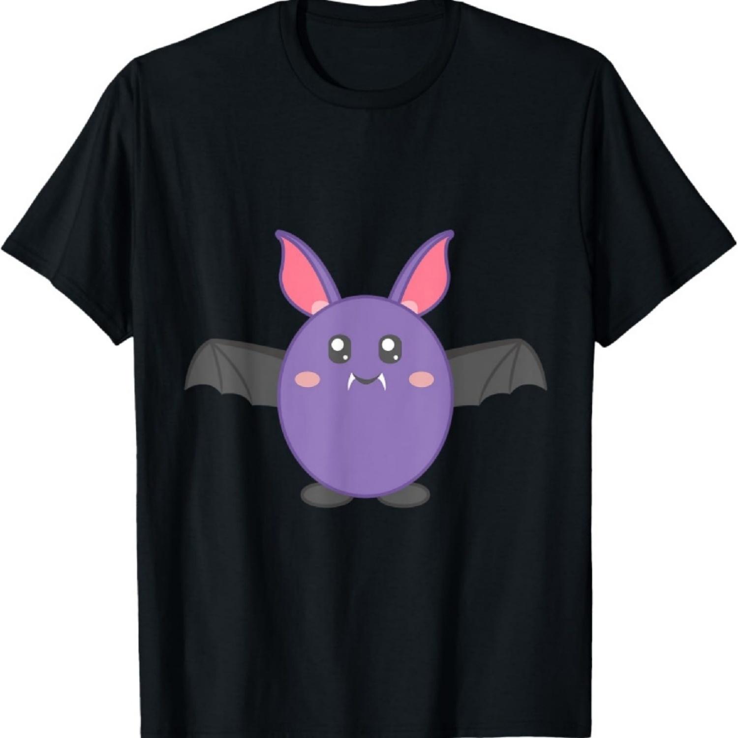 

Kawaii Bat Monster Dracula Halloween Cute Costume T-Shirt XXXXXL чорний