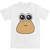 Men Women Hungy Pou UWU My Pet Alien T-Shirt Accessories Vintage Pure Cotton Anime Game The Maw T Shirts Tee Clothing Adult