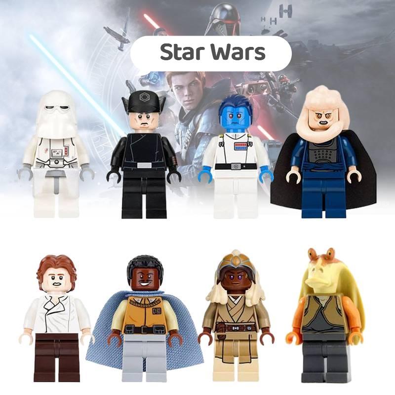 Jar Binks Jar Han Solo Building Block Minifigure Model Kids Toy Diy
