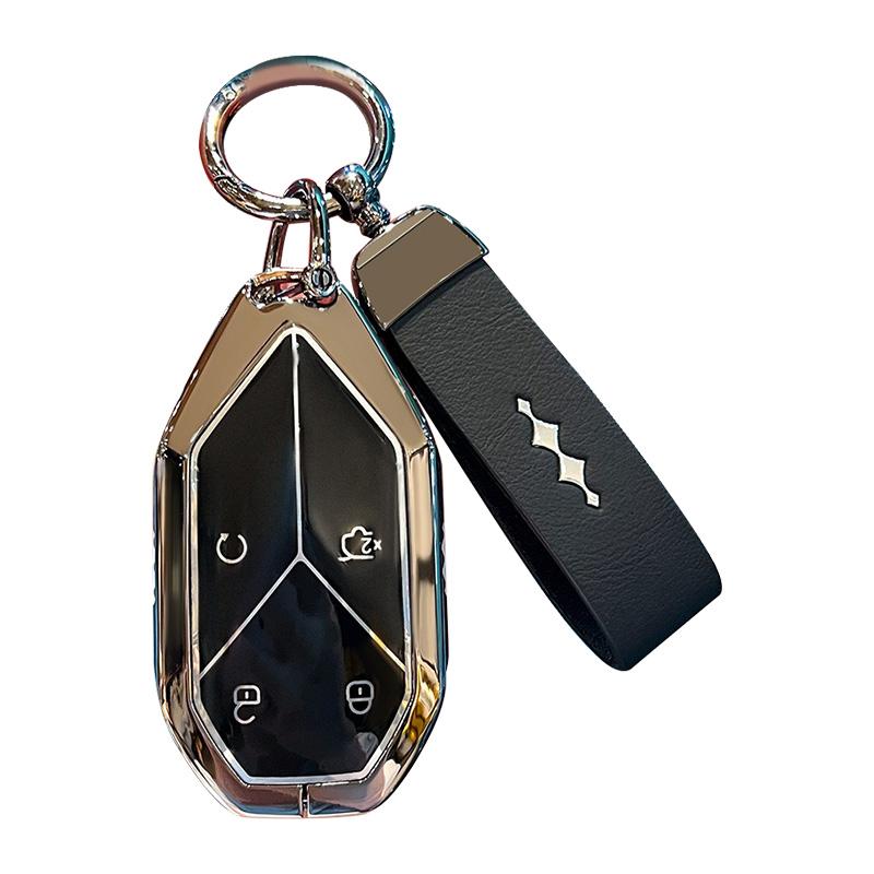 Car Key Case For Byd Leopard 5 Accessories Fang Cheng Bao Formula Titanium 3 8 7 Keychain Cover Shell Housing Holder Fob