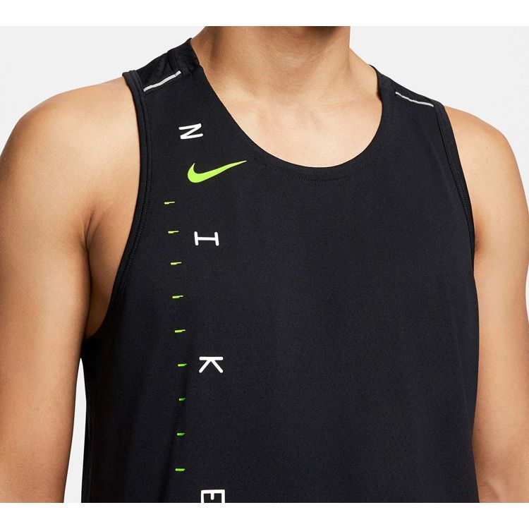 Nike Miler Future Fast Running Tank Top Men Tops Black CJ5417-010