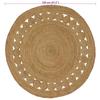 Area Rug Natural Ø 120 cm Jute