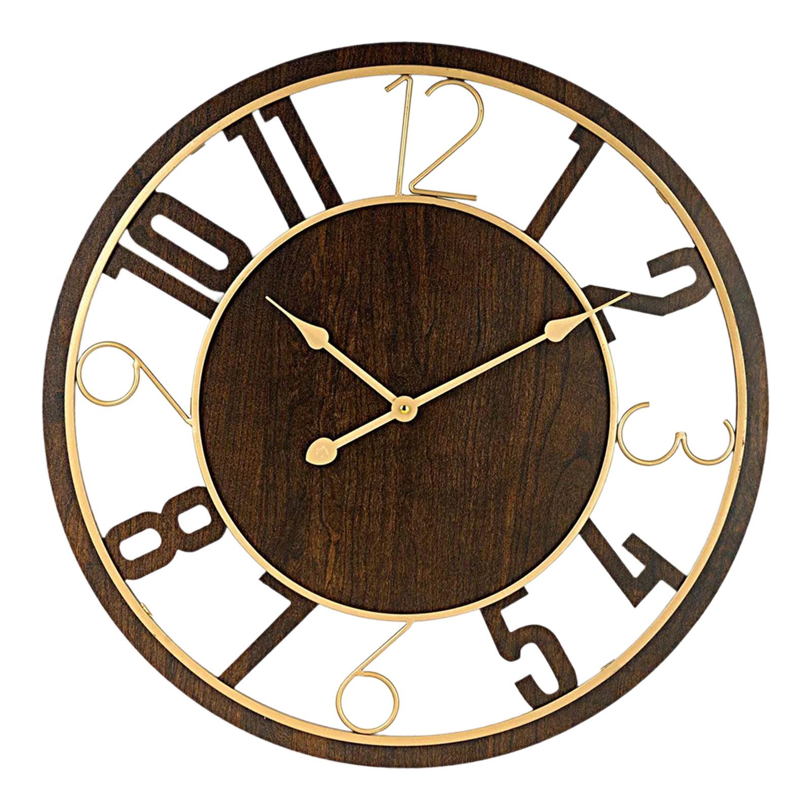 

Настенные часы круглые креативные подвесные часы для фермерского дома столовая офис