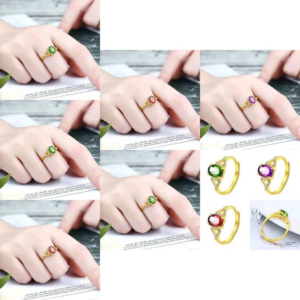 Artistic Gold Plated Ring With Eye-catching Design And Colorful Gemstone Details