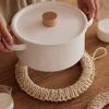 Ring Pot Holder Hemp Rope Braided Pad Pot Ring Pan Pad Coaster Insulation Pot Pad Kitchen Accessories Placemats For Table