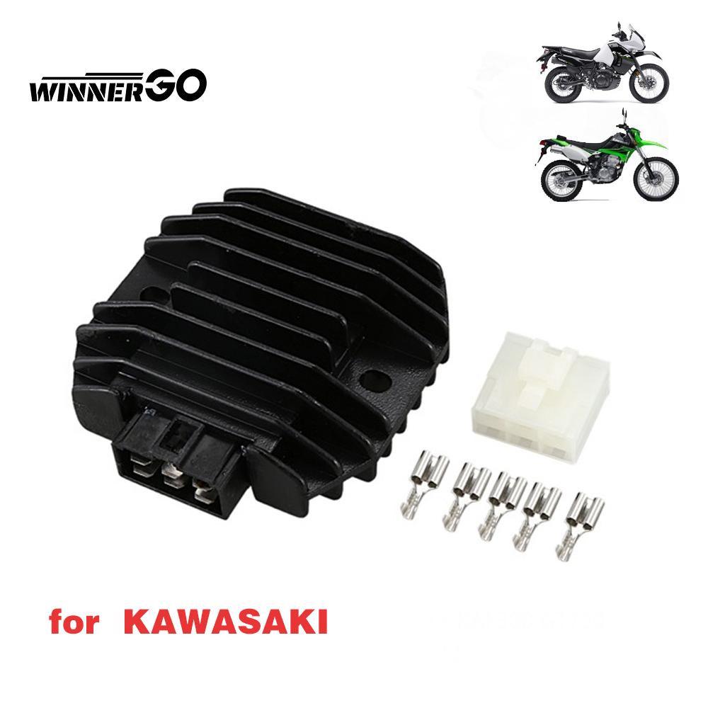 WINNERGO Motorcycle Voltage Regulator Rectifier For Kawasaki KLR 650 KLR650 KLX S 250 KLX250S KLXS250 2008-2018 21066-0027