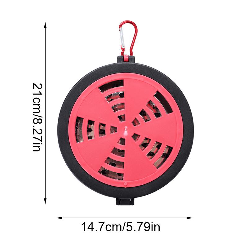 

1 шт. противомоскитная спираль коробка безопасна в использовании пластиковый материал легкий и портативный многоцветный красный