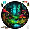 Unique Wooden Animal Jigsaw Puzzles Colorful Turtle 3D Puzzle Gift Fabulous Gift Interactive Toy for Adults Kid Educational