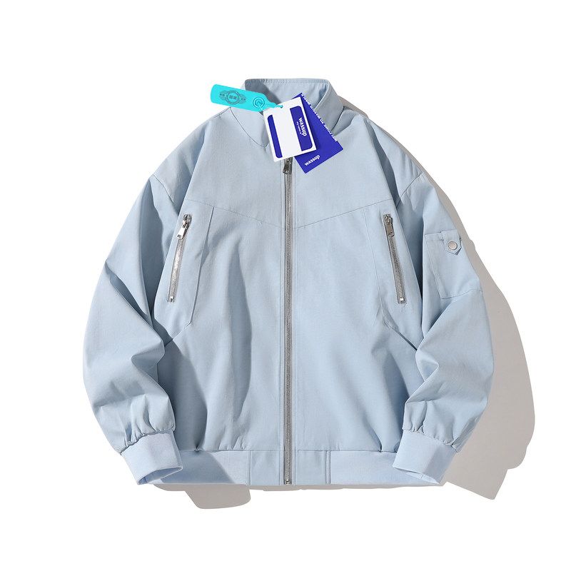 Wassup American-Style Bomber Jacket for Men, Autumn 2025 New Trendy Brand Baseball Jacket, Retro Functional Style Coat